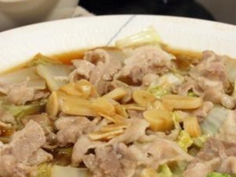 白菜と豚肉のレンジ蒸し